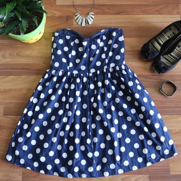 Strapless Polkadot Sunmer Dress - Picture 5 of 5